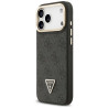 Case Guess 4G PU Triangle Logo & Stand Camera Magsafe for iPhone 17 Pro Max / black