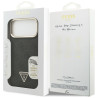 Case Guess 4G PU Triangle Logo & Stand Camera Magsafe for iPhone 17 Pro Max / black