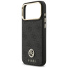 Guess 4G Srtass Logo & Big Strap Metal Buttons MagSafe Case for iPhone 17 Pro Max / black
