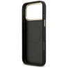 Guess 4G Srtass Logo & Big Strap Metal Buttons MagSafe Case for iPhone 17 Pro Max / black