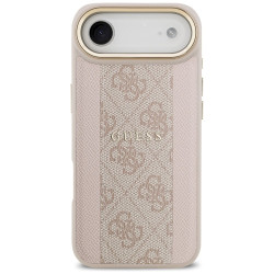 Guess 4G Stripe MagSafe Case for iPhone 17 Air / pink