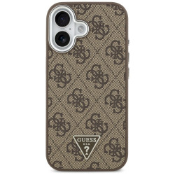 Case Guess 4G Triangle Logo MagSafe for iPhone 17 / brown
