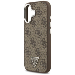 Case Guess 4G Triangle Logo MagSafe for iPhone 17 / brown