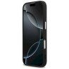Case Guess 4G Triangle Logo MagSafe for iPhone 17 / black silver