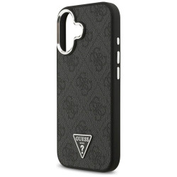 Case Guess 4G Triangle Logo MagSafe for iPhone 17 / black silver