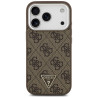 Case Guess 4G Triangle Logo MagSafe for iPhone 17 Pro / brown