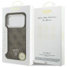 Case Guess 4G Triangle Logo MagSafe for iPhone 17 Pro / brown