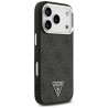 Guess 4G Triangle Logo MagSafe Case for iPhone 17 Pro / black silver
