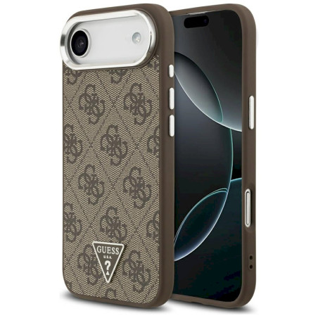 Case Guess 4G Triangle Logo MagSafe for iPhone Air / brown
