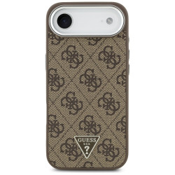 Case Guess 4G Triangle Logo MagSafe for iPhone Air / brown