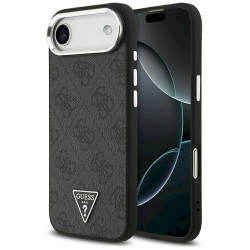 Guess 4G Triangle Logo MagSafe Case for iPhone Air / black silver
