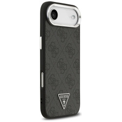 Guess 4G Triangle Logo MagSafe Case for iPhone Air / black silver