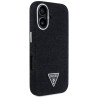 Case Guess Denim Triangle Logo MagSafe for iPhone 16 / black