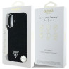 Case Guess Denim Triangle Logo MagSafe for iPhone 16 / black