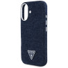 Case Guess Denim Triangle Logo MagSafe for iPhone 16 / blue