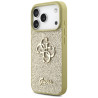 Guess Fixed Glitter Big 4G case for iPhone 17 Pro / gold