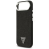 Case Guess Glitter Triangle Logo MagSafe for iPhone Air / black