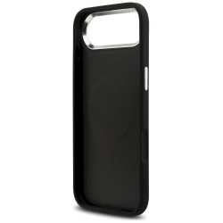 Case Guess Glitter Triangle Logo MagSafe for iPhone Air / black