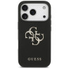 Guess Grained Big 4G & Classic Logo case for iPhone 17 Pro / black