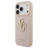 Guess Grained Big 4G & Classic Logo Case for iPhone 17 Pro / pink