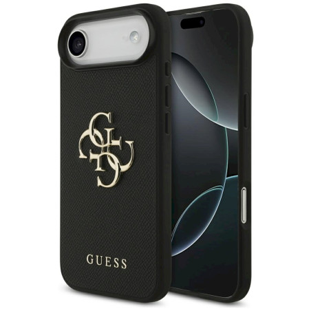 Guess Grained Big 4G & Classic Logo case for iPhone Air / black