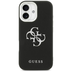 Case Guess Grained Big 4G Classic Logo for iPhone 17 / black