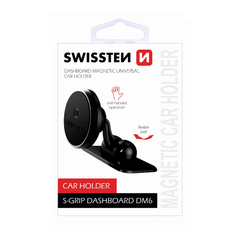 Swissten S-Grip DM6 Universal Car Panel Holder With Magnet For Devices
