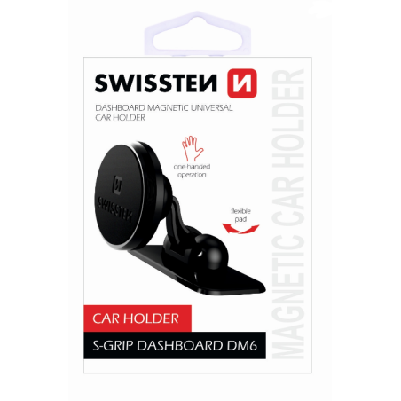 Swissten S-Grip DM6 Universal Car Panel Holder With Magnet For Devices