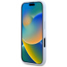 Guess Grained Big 4G Logo Small Classic Logo Case for iPhone 16 / blue