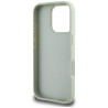 Guess Grained Big 4G Logo Small Classic Logo Case for iPhone 16 Pro Max / green