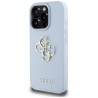 Case Guess Grained Big 4G Logo Small Classic Logo for iPhone 16 Pro / blue