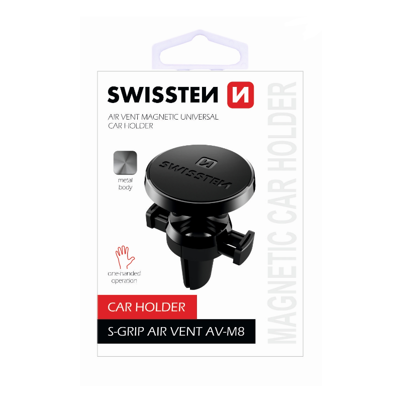 Swissten S-Grip AV-M8 Universal Car Air Vent Holder For Devices