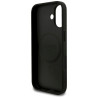 Guess Grained Ring MagSafe case for iPhone 17 / black