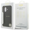 Guess Grained Ring MagSafe case for iPhone 17 / black