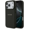 Guess Grained Ring MagSafe Case for iPhone 17 Pro / black