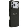 Guess Grained Ring MagSafe Case for iPhone 17 Pro / black