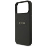 Guess Grained Ring MagSafe case for iPhone 17 Pro Max / black