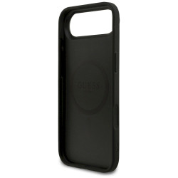 Guess Grained Ring MagSafe case for iPhone Air / black