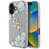 Case Guess Grained Roses Big 4G logo for iPhone 16 / purple