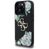 Guess Grained Roses Big 4G logo Case for iPhone 16 Pro Max / black