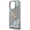 Case Guess Grained Roses Big 4G logo for iPhone 16 Pro Max / purple