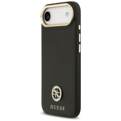 Case Guess Grained Strass Logo MagSafe for iPhone Air / black