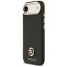 Case Guess Grained Strass Logo MagSafe for iPhone Air / black