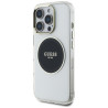 Case Guess IML Metal Colored Circle Classic Logo MagSafe for iPhone 16 Pro / black