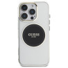 Case Guess IML Metal Colored Circle Classic Logo MagSafe for iPhone 16 Pro / black