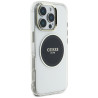 Case Guess IML Metal Colored Circle Classic Logo MagSafe for iPhone 16 Pro Max / black