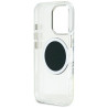 Case Guess IML Metal Colored Circle Classic Logo MagSafe for iPhone 16 Pro Max / black