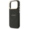 Guess Peony Hot Stamp MagSafe Case for iPhone 17 Pro / black