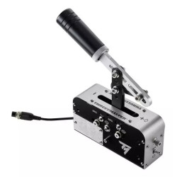 Thrustmaster TSS Handbrake Juoda, Sidabras USB Rankinis stabdys Analoginis / skaitmeninis PC, PlayStation 4, PlayStation 5, Xbox