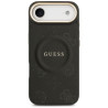 Case Guess Peony Hot Stamp MagSafe for iPhone Air / black